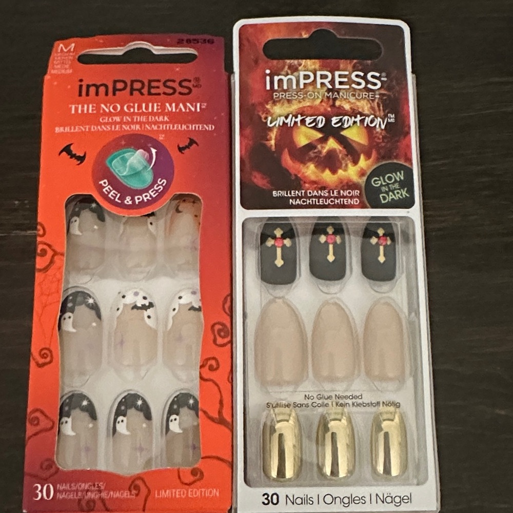 Impress limited edition halloween nails 2 sets